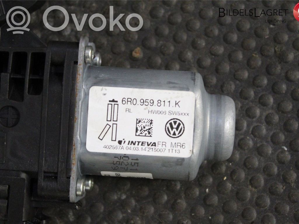 Skoda Fabia Mk2 (5J) Silniczek podnoszenia szyby drzwi tylnych 