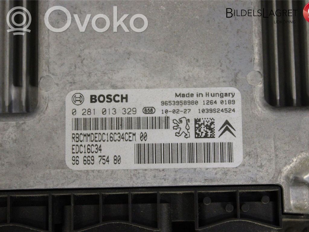 Peugeot Partner Injection control unit/module 