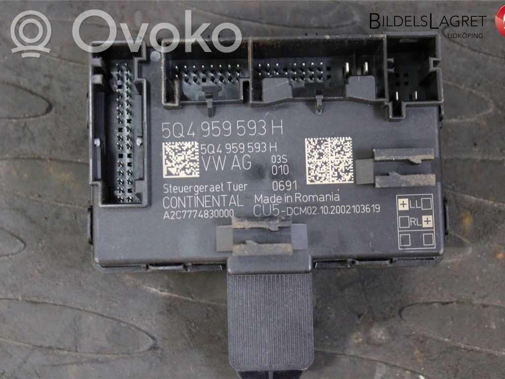 Door control unit/module   5Q4959593H,5Q4959593H,5Q4959593H