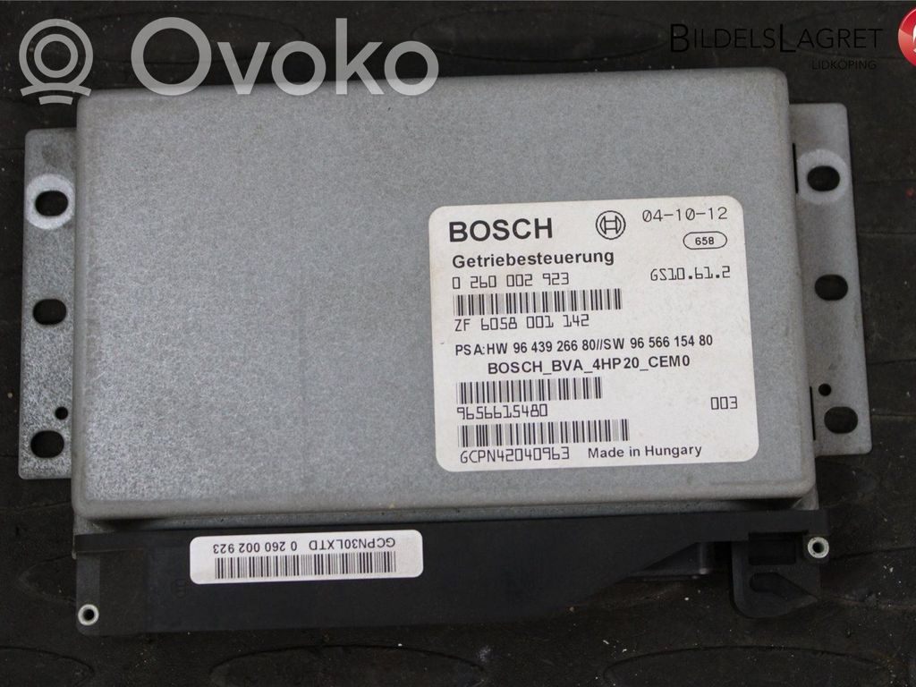 Peugeot 407 Gearbox control unit/module 