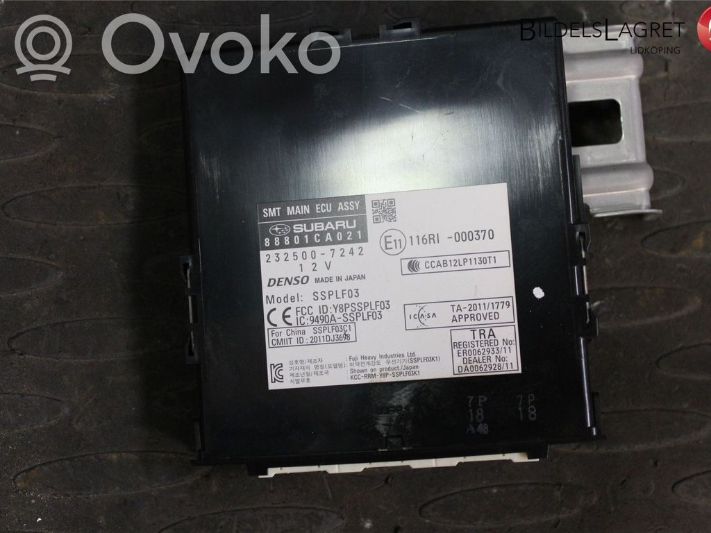 Toyota GT 86 Other control units/modules 