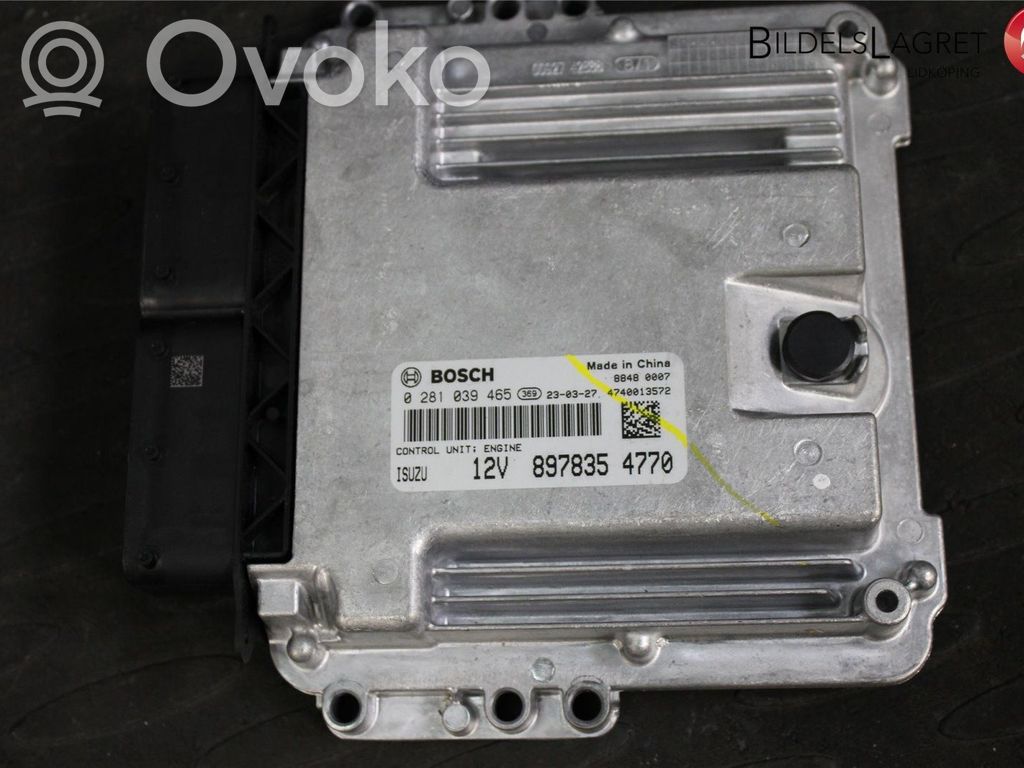 Injection control unit/module   8978354770,8978354770,8978354770