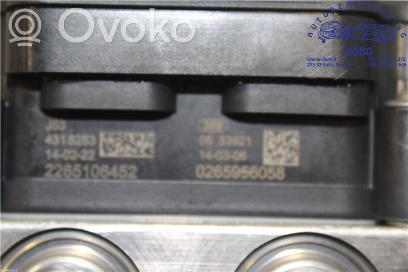 ABS-pumppu   27596FJ190,2265106452,0265956058