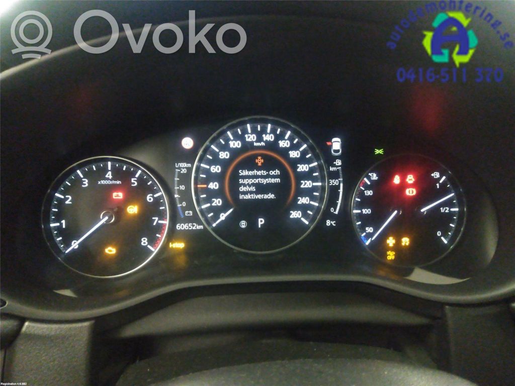 Mazda CX-30 Speedometer (instrument cluster) 