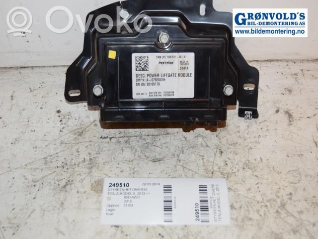 Other control units/modules   100751100A,100751100A