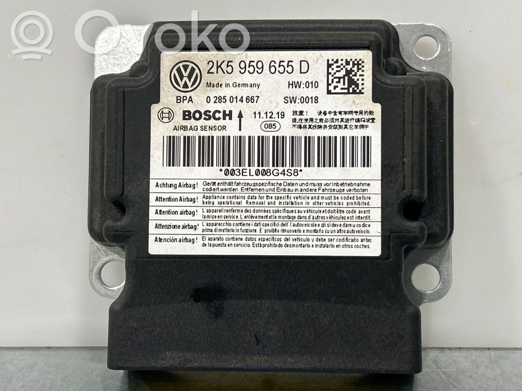 Volkswagen Amarok Airbag control unit/module 