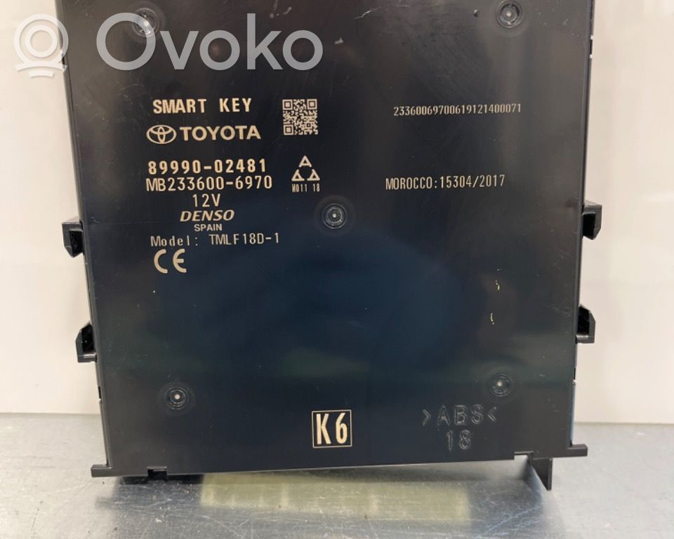 Toyota Corolla E210 E21 Keyless (KESSY) go control unit/module 