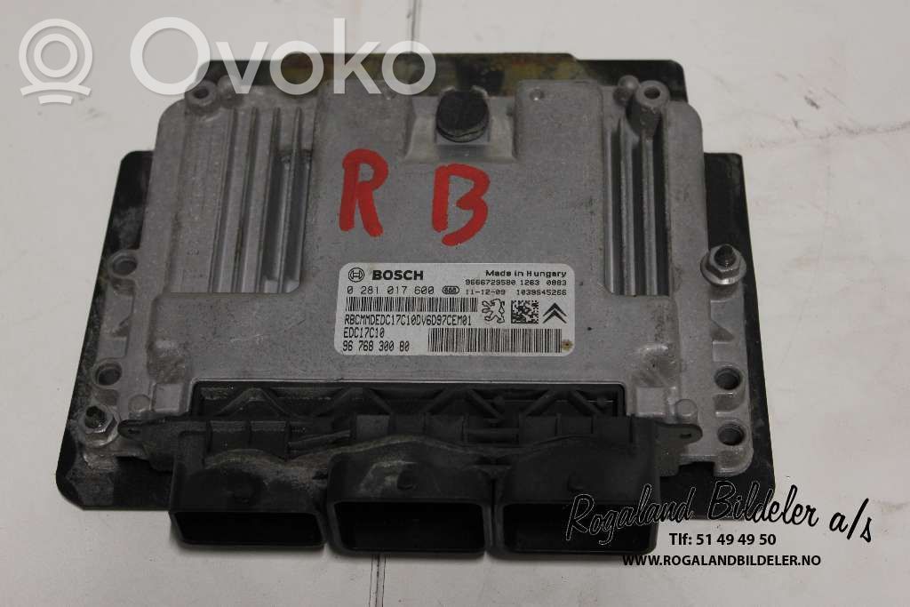 Peugeot Partner Engine control unit/module ECU 