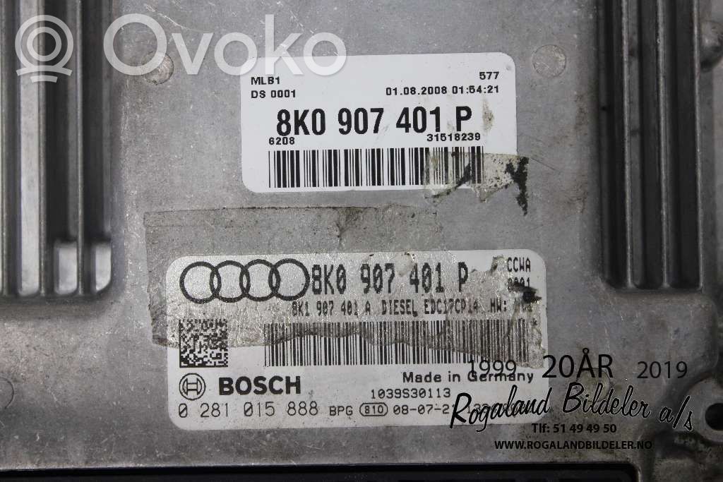 Audi A4 S4 B8 8K Engine control unit/module ECU 