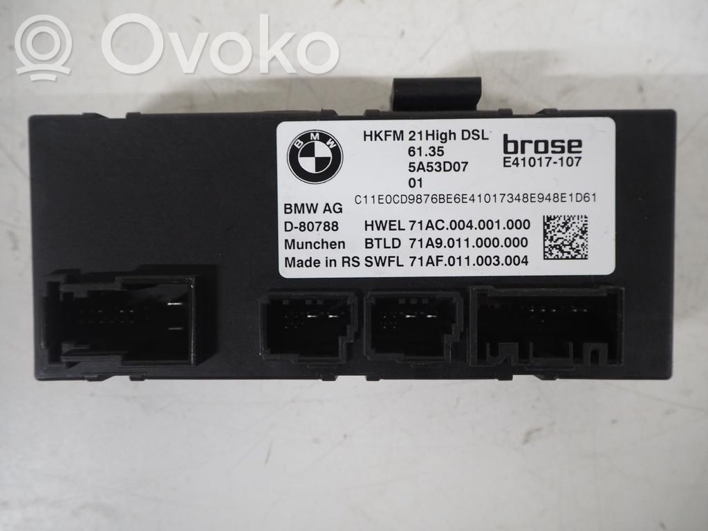 BMW iX Tailgate/trunk control unit/module 