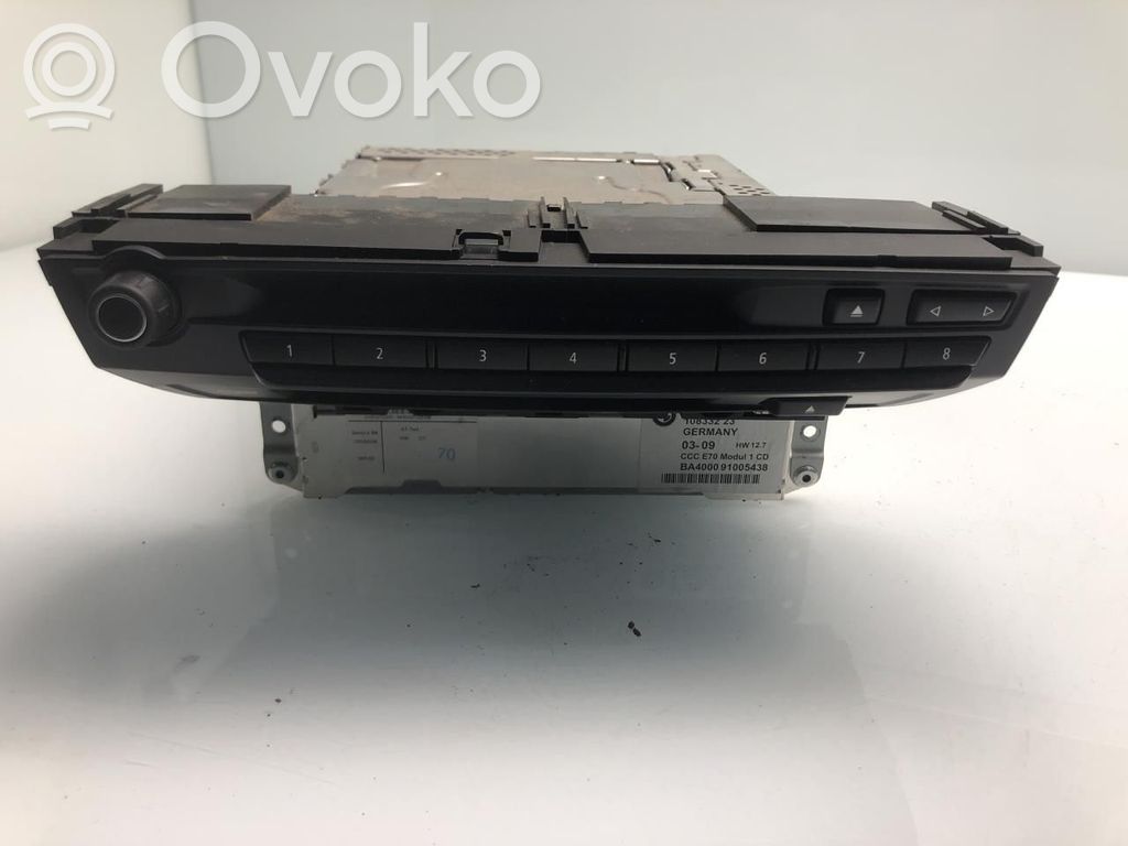 BMW X5 E70 Unidad delantera de radio/CD/DVD/GPS 