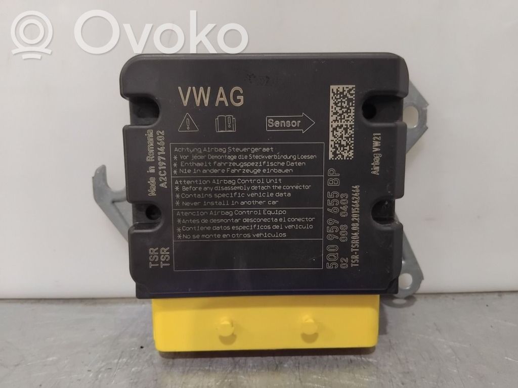 Skoda Superb B8 (3V) Airbag control unit/module 