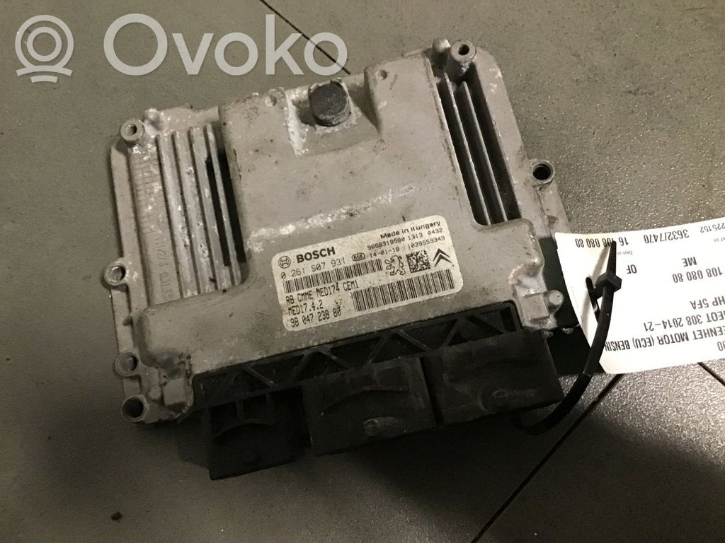 Peugeot 308 Engine control unit/module ECU 