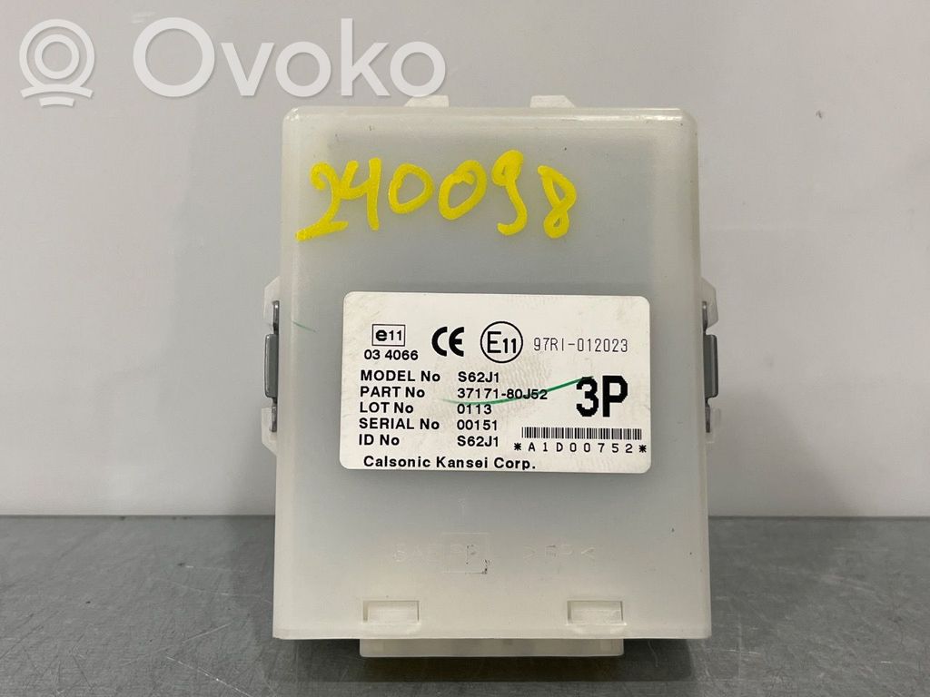 Suzuki SX4 Module de contrôle sans clé Go 