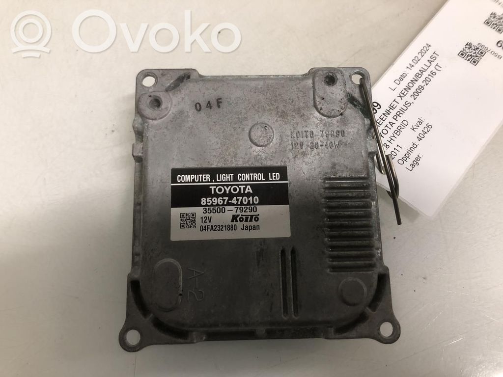 Toyota Prius (XW30) Xenon control unit/module 