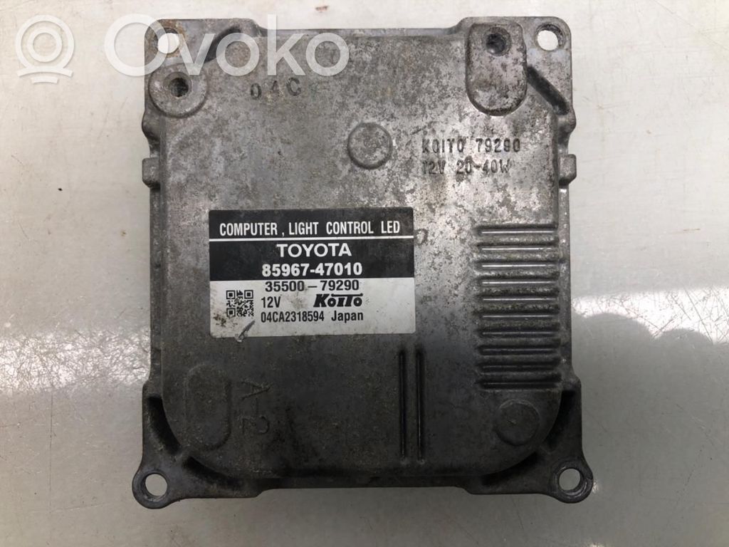 Toyota Prius (XW30) LED ballast control module 