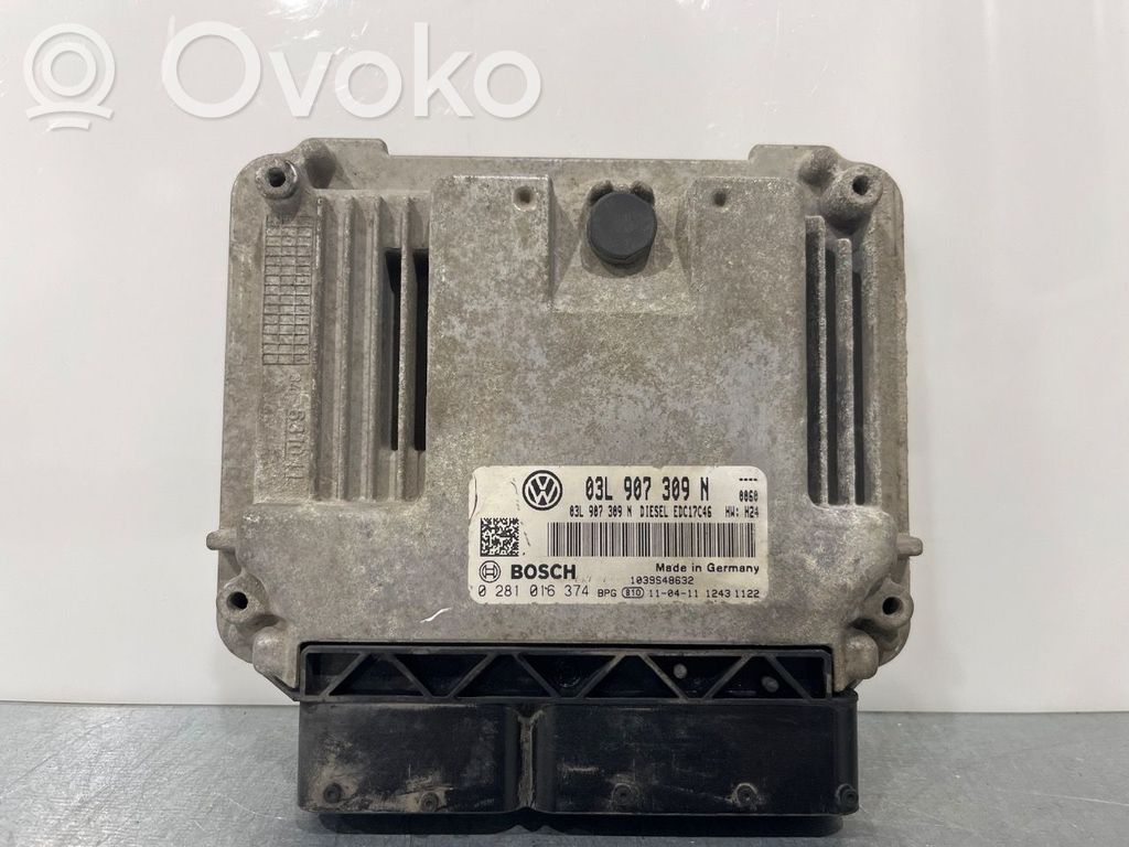 Volkswagen PASSAT B7 Engine control unit/module ECU 
