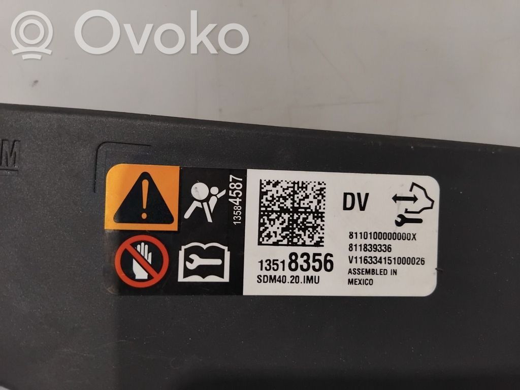 Opel Ampera- E Module de contrôle airbag 