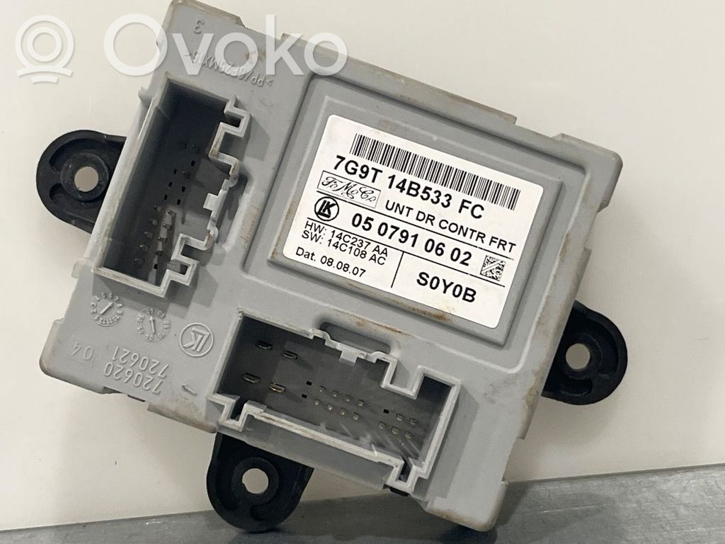 Ford Mondeo MK IV Unité de commande module de porte 