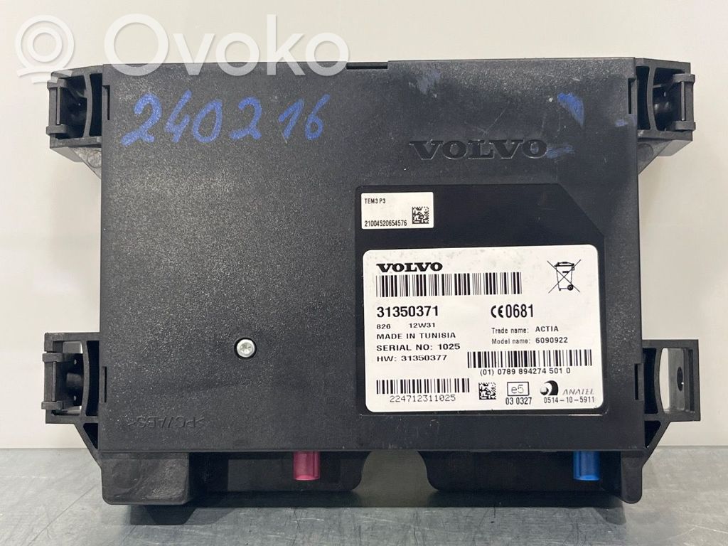 Volvo XC70 Other control units/modules 