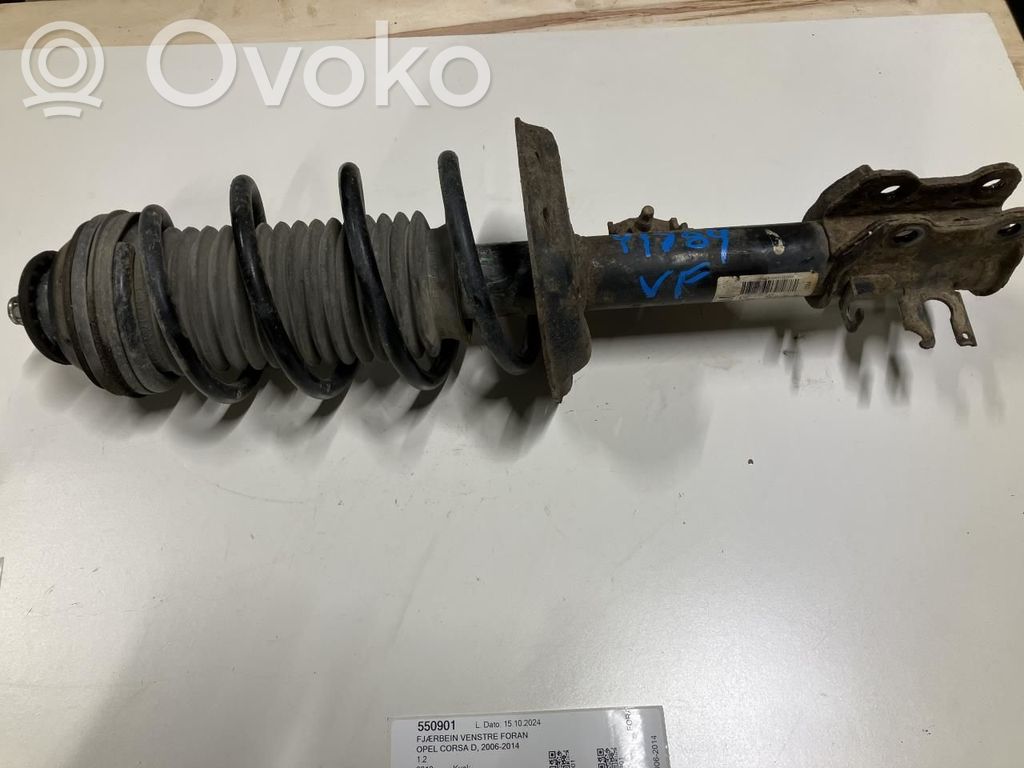 Opel Corsa D Amortyzator osi przedniej ze sprężyną 