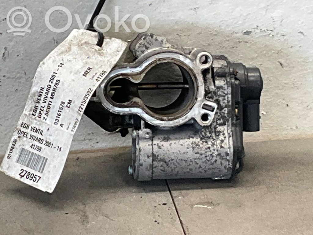 Opel Vivaro Válvula EGR 