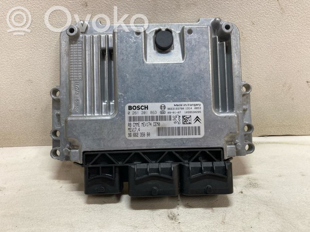 Peugeot 207 Engine control unit/module ECU 