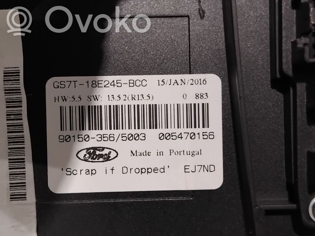 Ford Mondeo MK V Climate control/heater control trim 