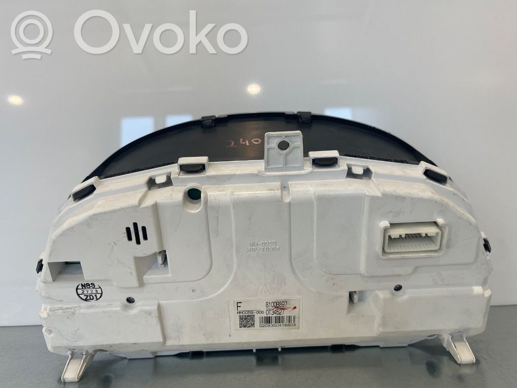 Mitsubishi Outlander Vitezometru (grup de instrumente) 