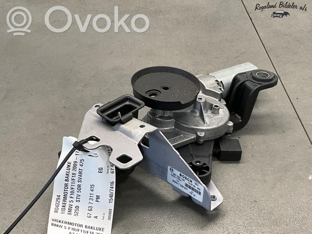 BMW 5 F10 F11 Silniczek wycieraczki szyby tylnej 