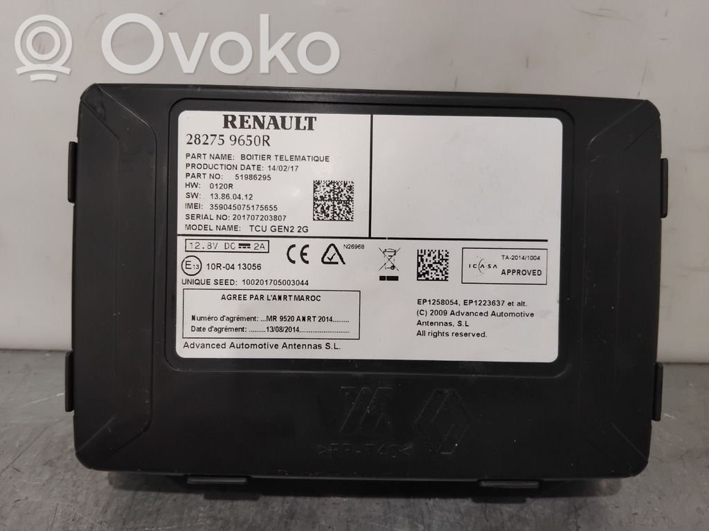 Renault Zoe Inne komputery / moduły / sterowniki 