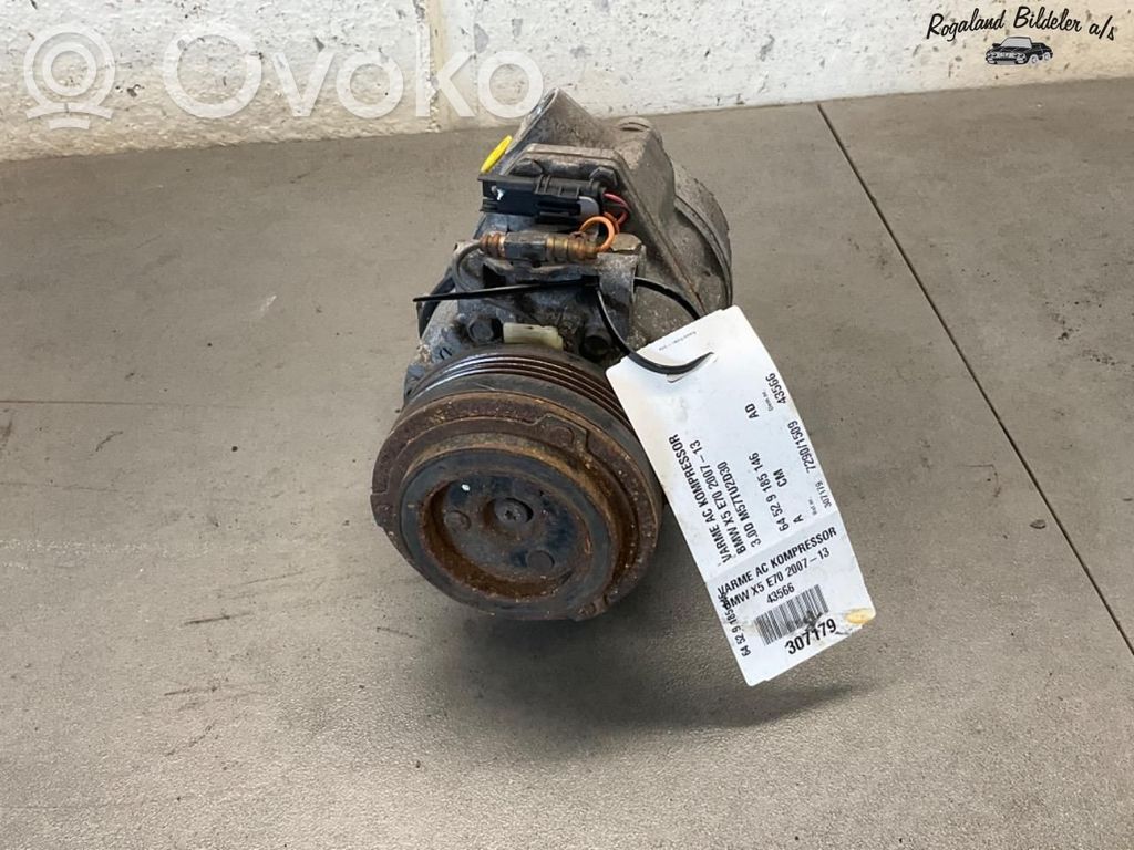 BMW X5 E70 Compressore aria condizionata (A/C) (pompa) 