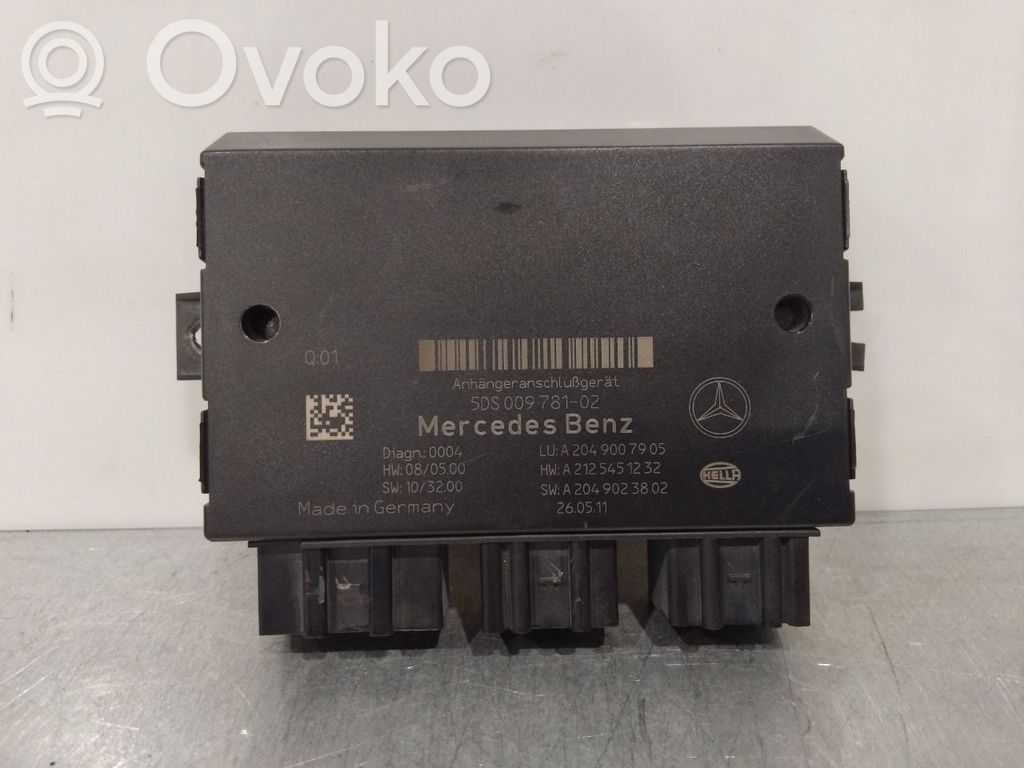 Mercedes-Benz E W212 Sterownik / Moduł haka holowniczego 