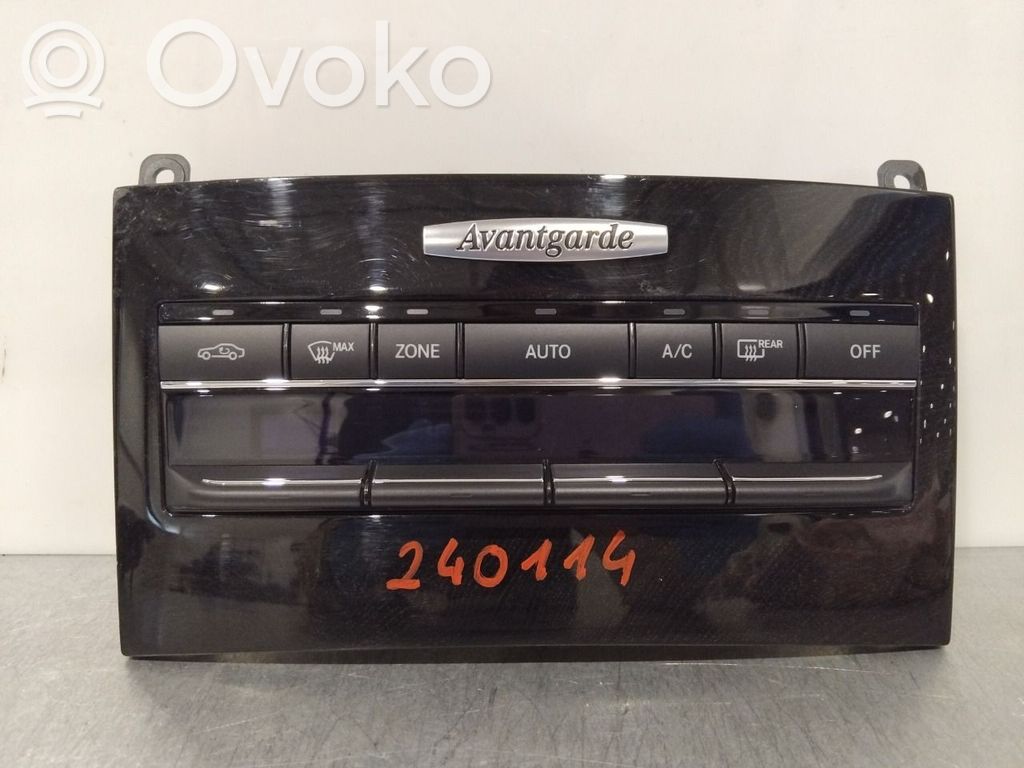 Mercedes-Benz E W212 Console centrale, commande chauffage/clim