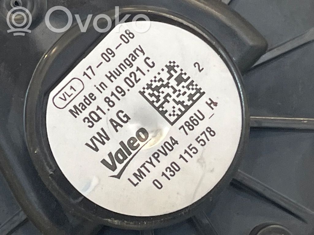 Volkswagen PASSAT B8 Ventola riscaldamento/ventilatore abitacolo