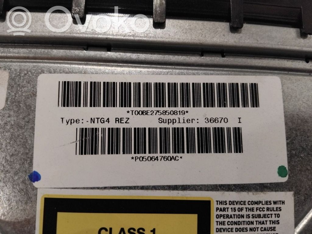 Dodge Journey Unitate principală radio/CD/DVD/GPS 