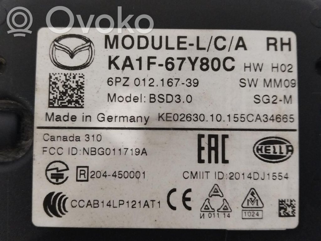 Radarsensor Abstandsradar   KA1F67Y80E,KA1F67Y80C,KA1F67Y80C,KA1F67Y80C,KA1F67Y80E