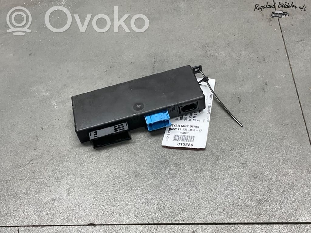 BMW X3 F25 Other control units/modules 