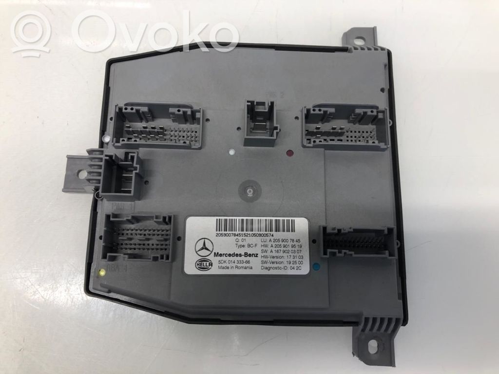 Mercedes-Benz EQC Unidad de control/módulo de carrocería central
