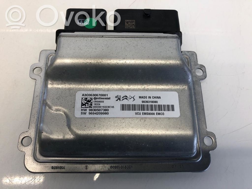 DS Automobiles 7 Crossback Unité de commande, module ECU de moteur