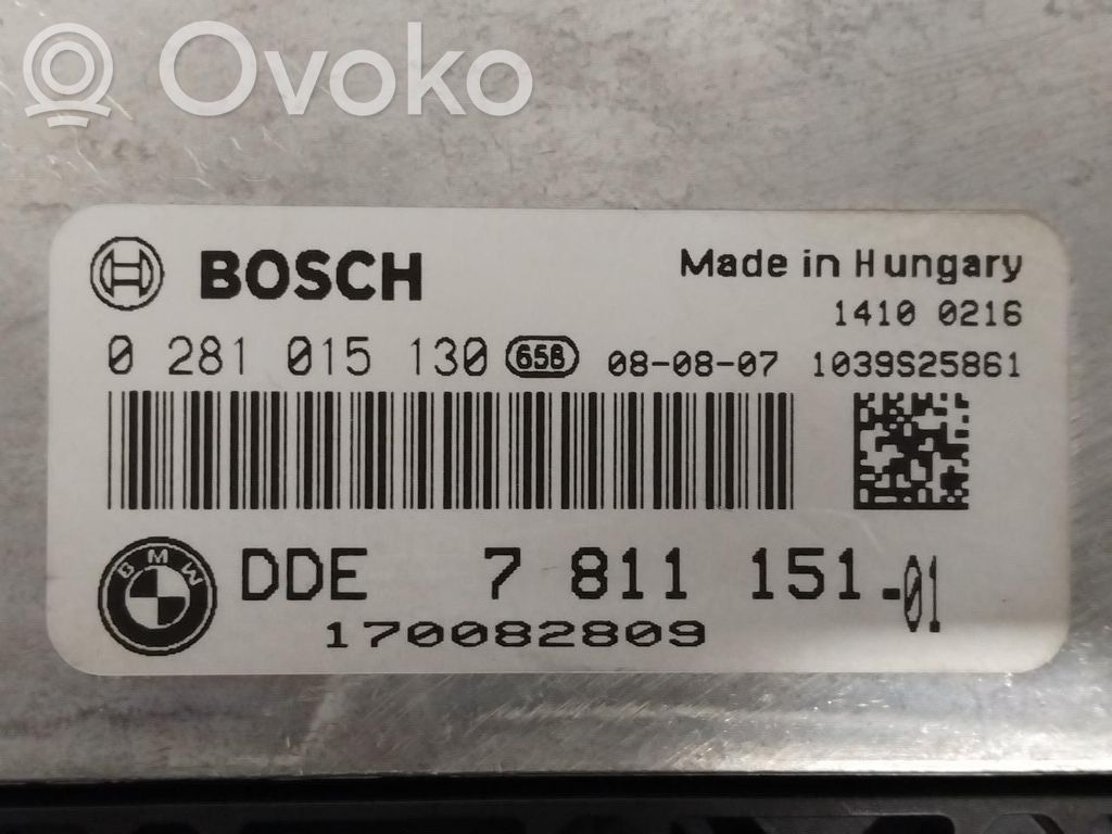 BMW 5 E60 E61 Galios (ECU) modulis 