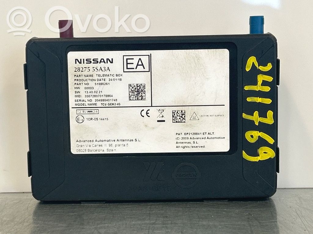 Nissan Leaf II (ZE1) Otras unidades de control/módulos 