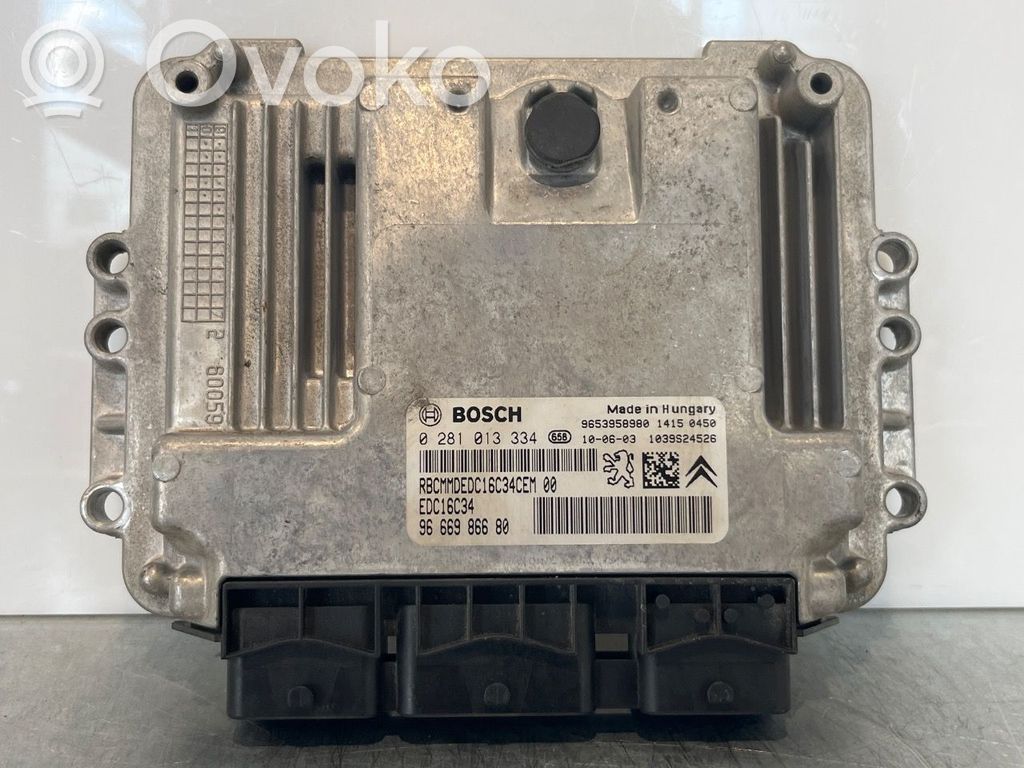 Peugeot 5008 Engine control unit/module ECU 
