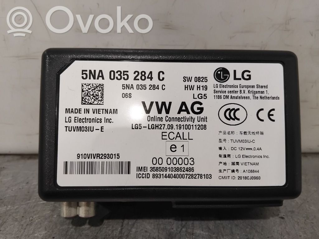 Autres unités de commande / modules   5NA035284C,TUVM03IUE,5NA035284C,5NA035284C,TUVM03IUE