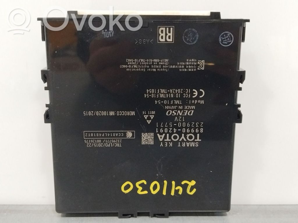 Toyota RAV 4 (XA40) Unitate/modul de control fără cheie (KESSY) 