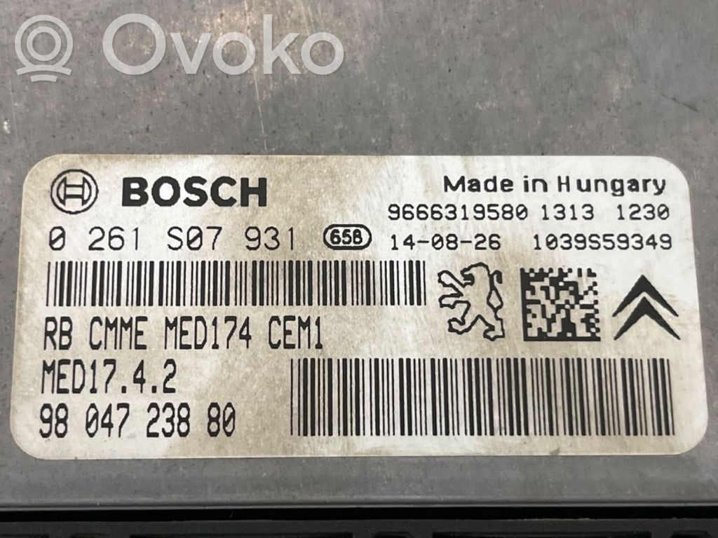 Peugeot 3008 I Unité de commande, module ECU de moteur