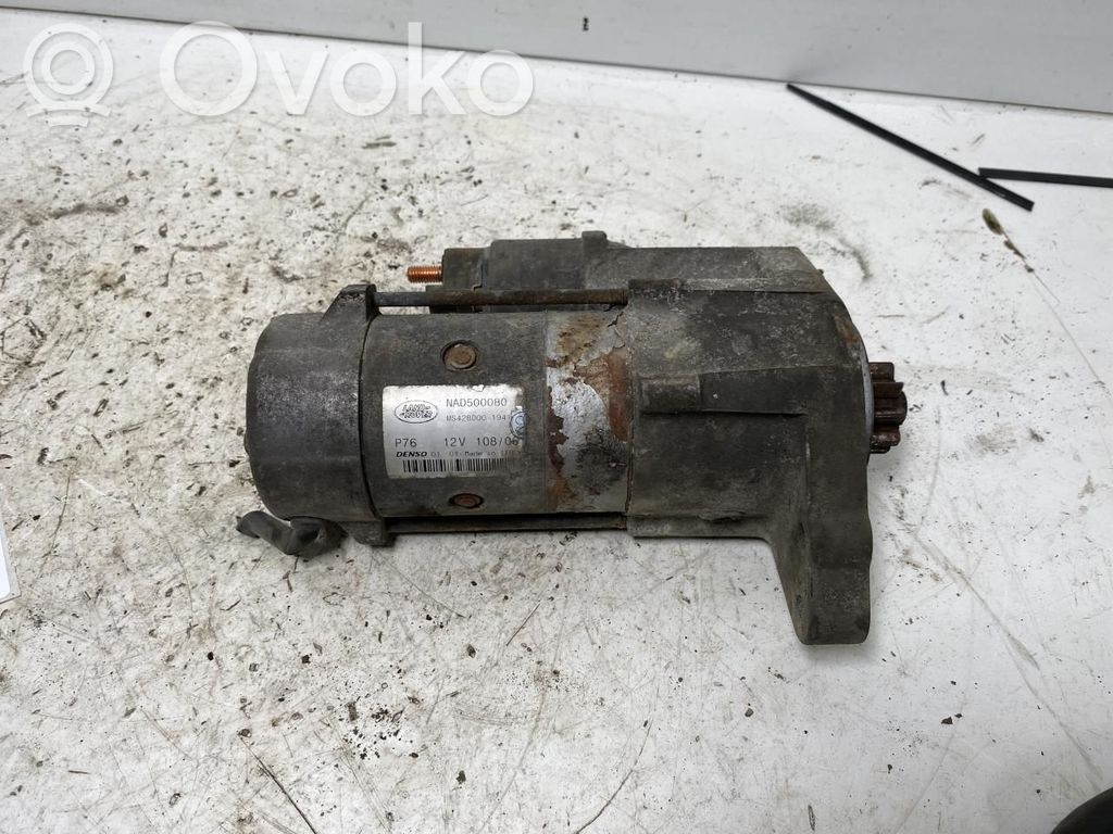 Land Rover Range Rover Sport L320 Motor de arranque 
