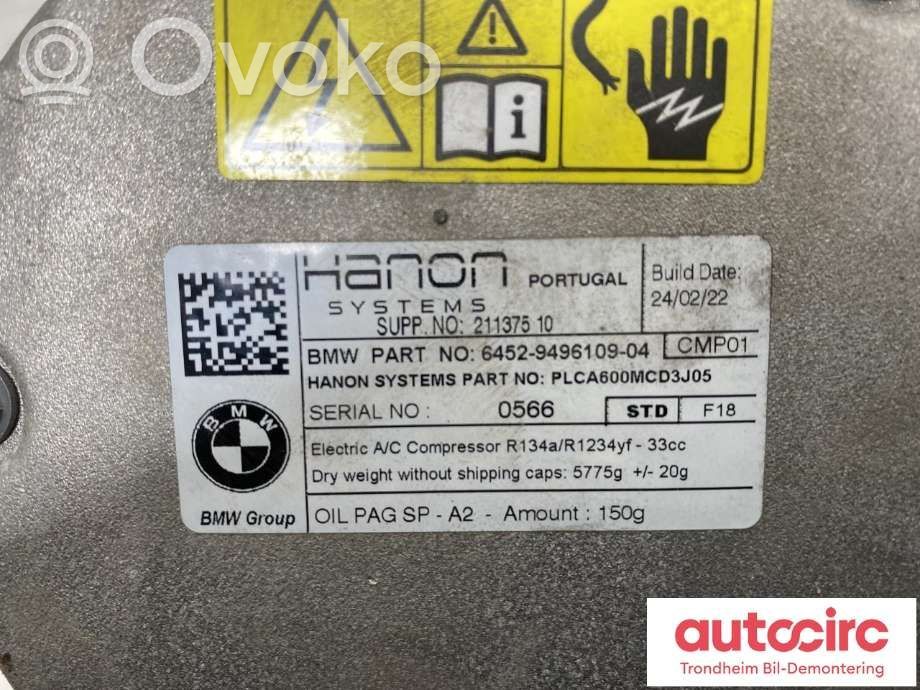 BMW X2 F39 Kompresor / Sprężarka klimatyzacji A/C 