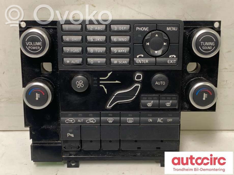 Console centrale, commande chauffage/clim   30782903,30782903