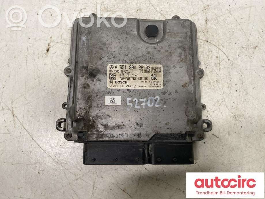 Mercedes-Benz Vito Viano W447 Engine control unit/module ECU 
